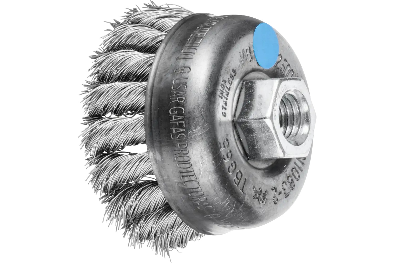 Picture of Pferd Combitwist® Knot Wire Cup Brush 2-3/4" Dia. .014 Stainless Steel 5/8-11" Thread